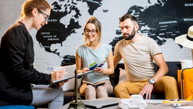 cestovná kancelária agent a zákazníci