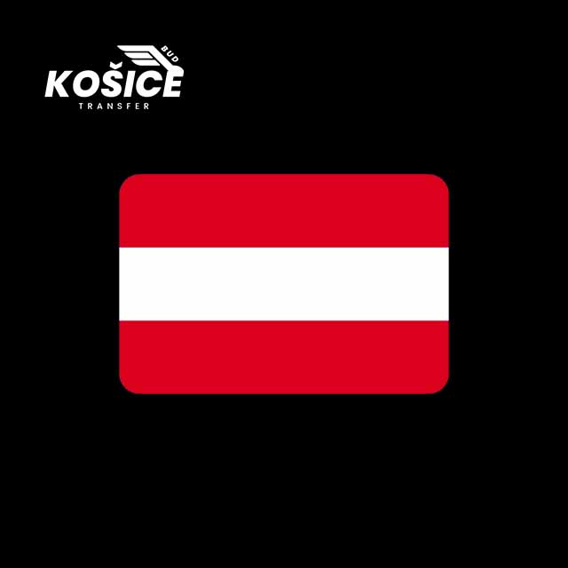 Vlajka Rakúska pre cover produktu privátny transfer