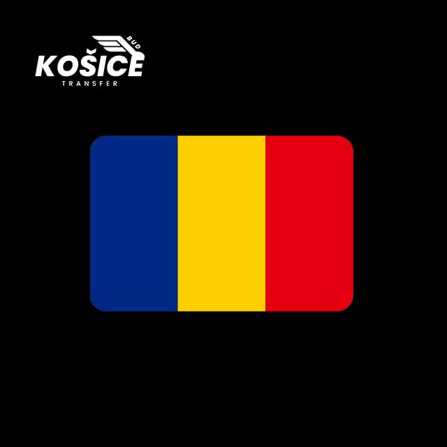 Vlajka Rumunska pre cover produktu privátny transfer