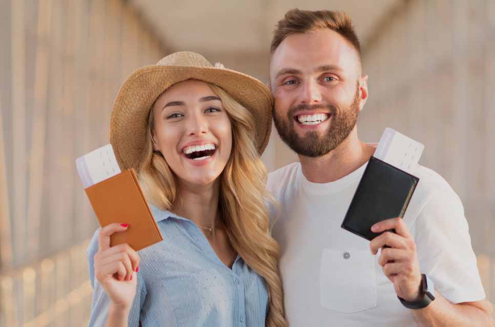 výhodná cena transferov a tešiaci sa pár